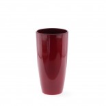 Bloempot donker rood